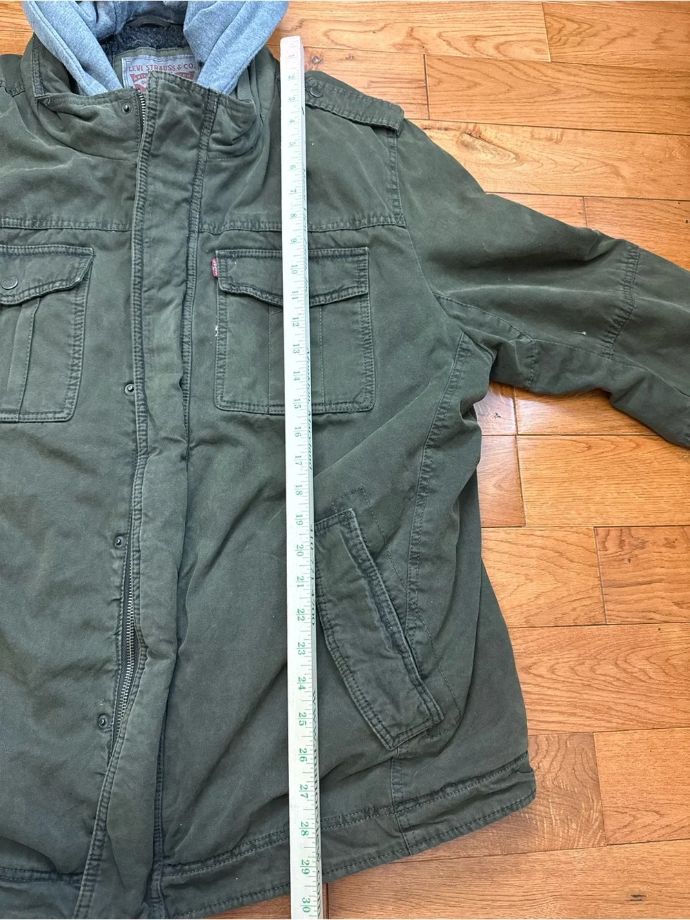 Levi’s Men’s Twill Hooded Military Trucker Jacket